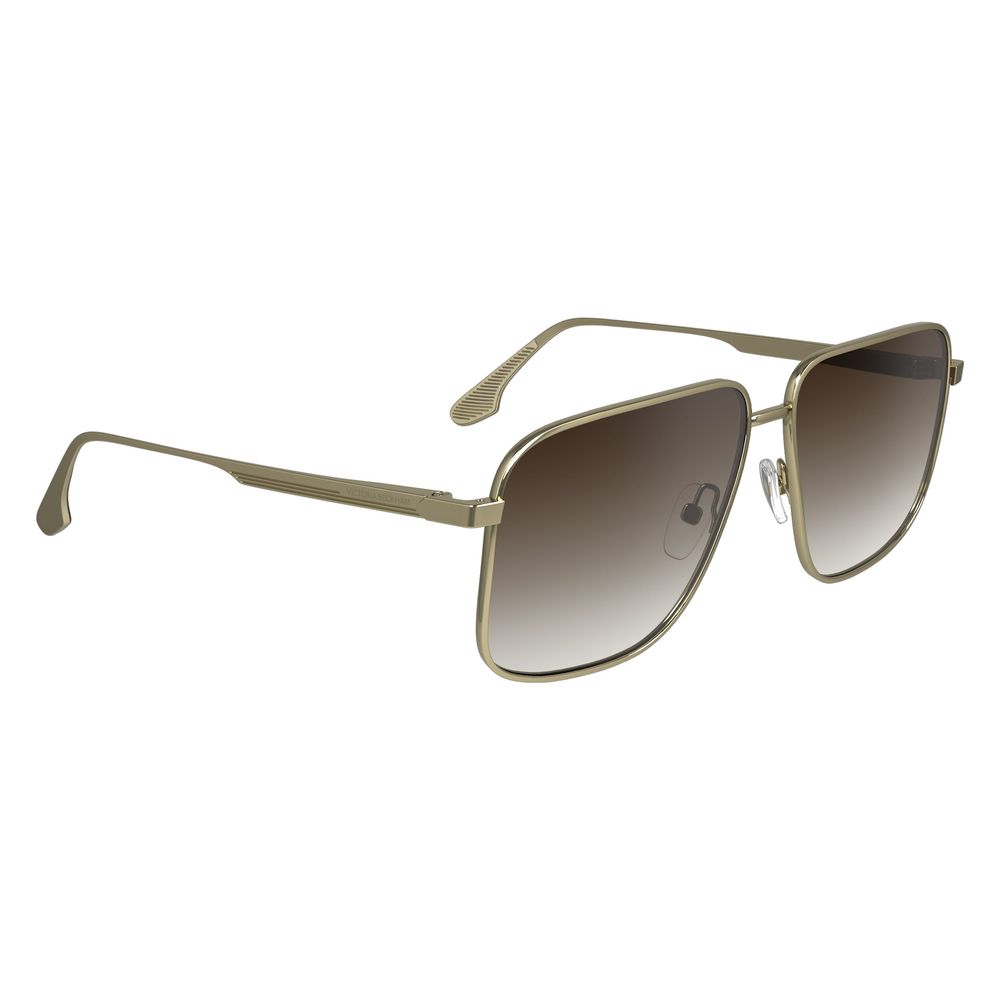 Victoria Beckham Gold Metal Sunglasses - Image 3