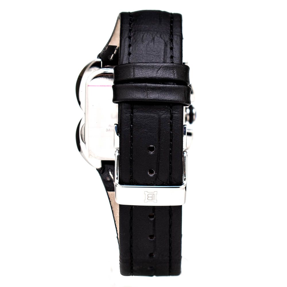 Laura Biagiotti Black Leather Dress Watch - Image 2