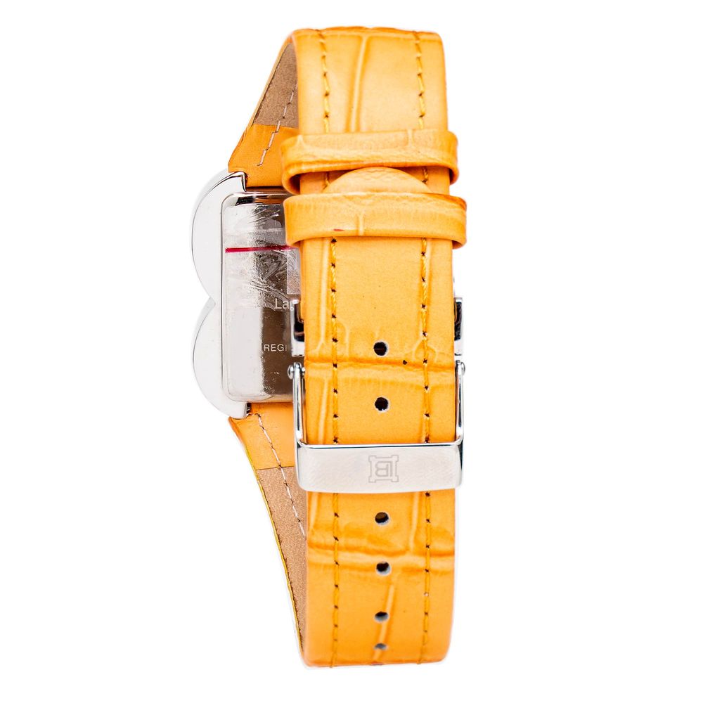Laura Biagiotti Orange Leather Watch - Image 2