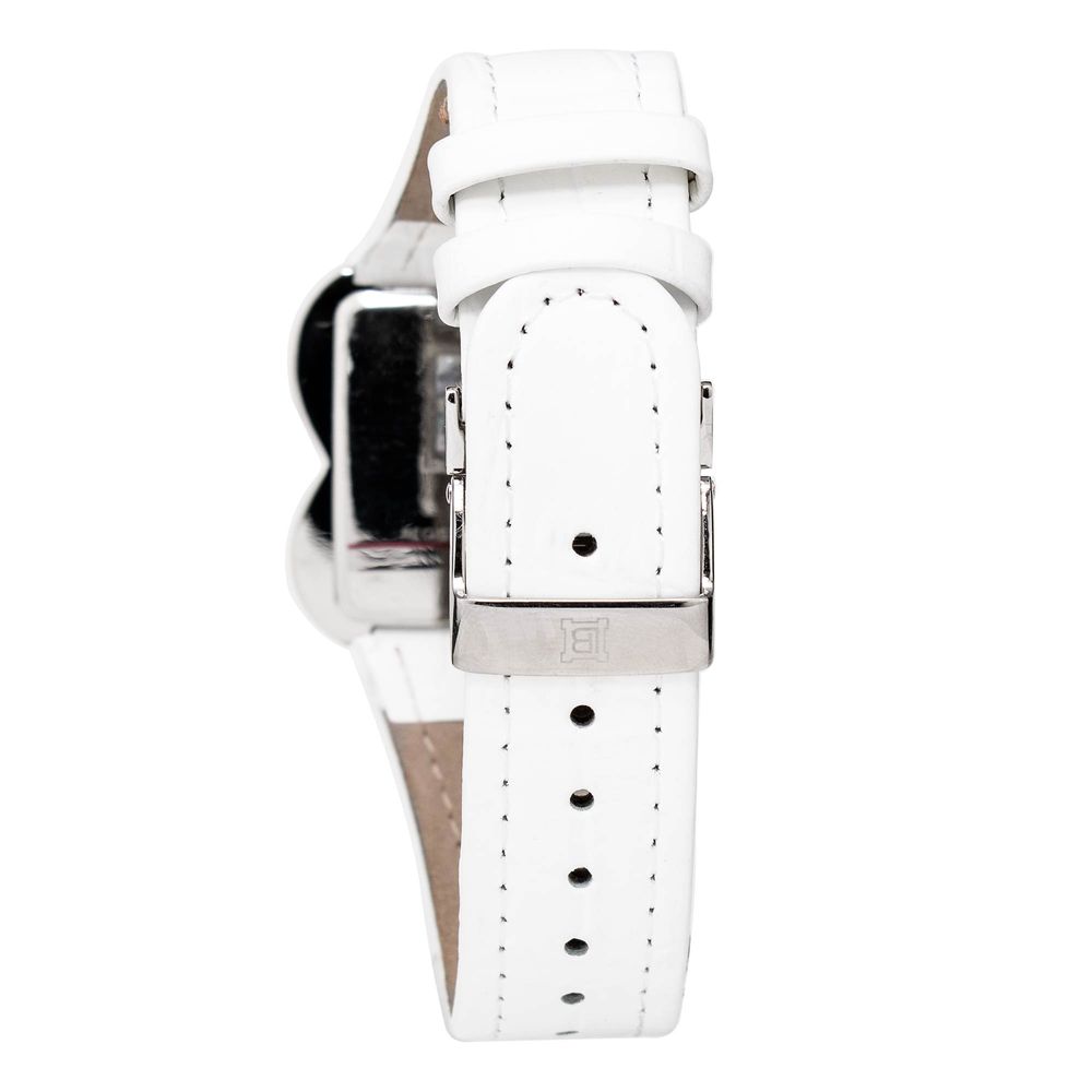 Laura Biagiotti White Leather Dress Watch - Image 2