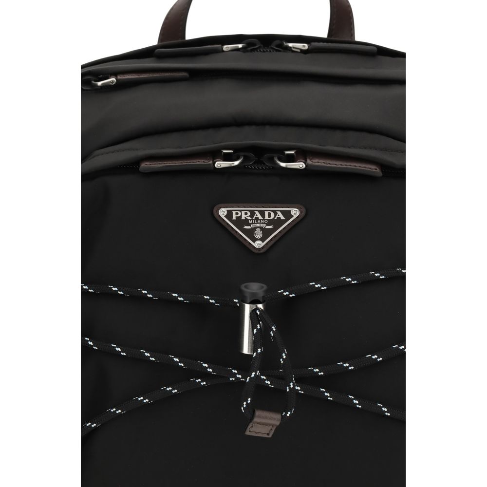 Prada Black Recycled Polyamide Backpack - Image 3