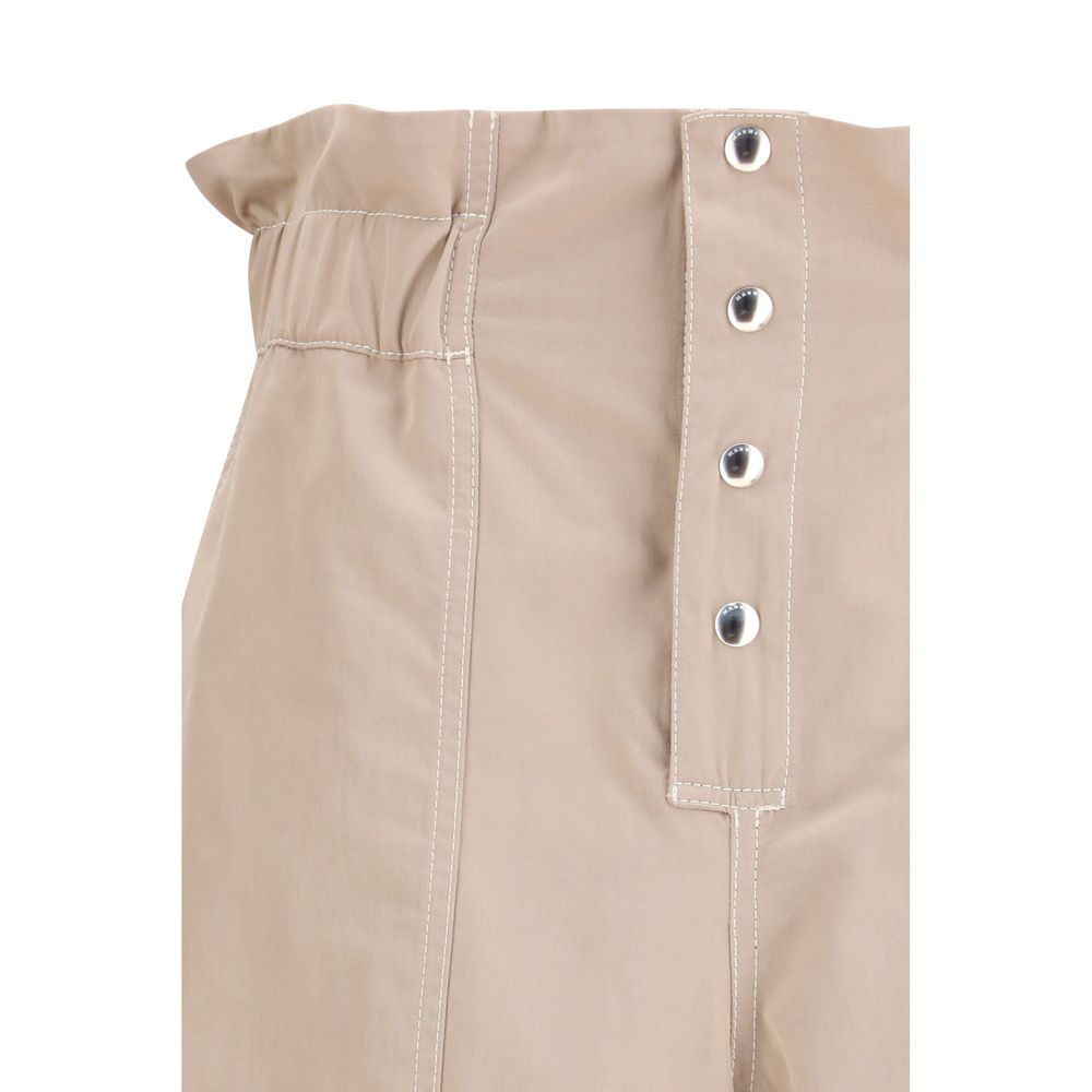 Marni Beige Cotton Casual Pants - Image 3