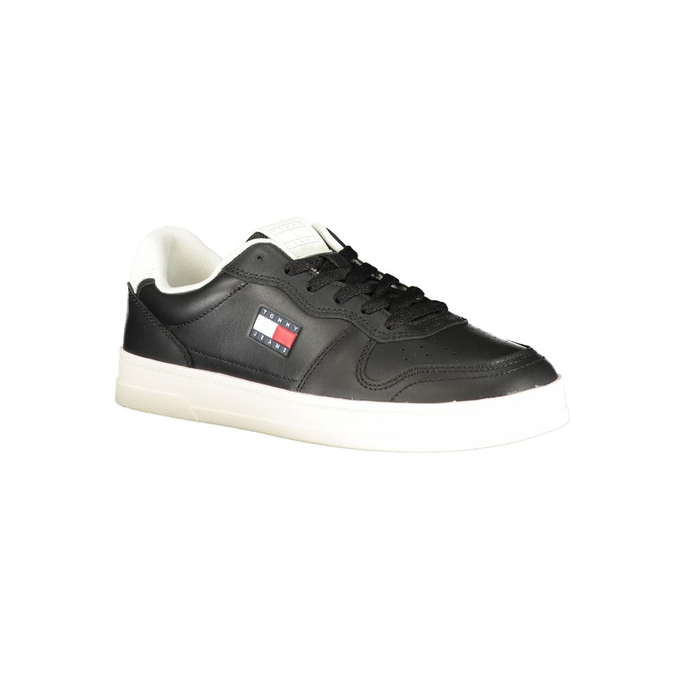 Tommy Hilfiger Black Polyurethane Women Sneaker - Image 2
