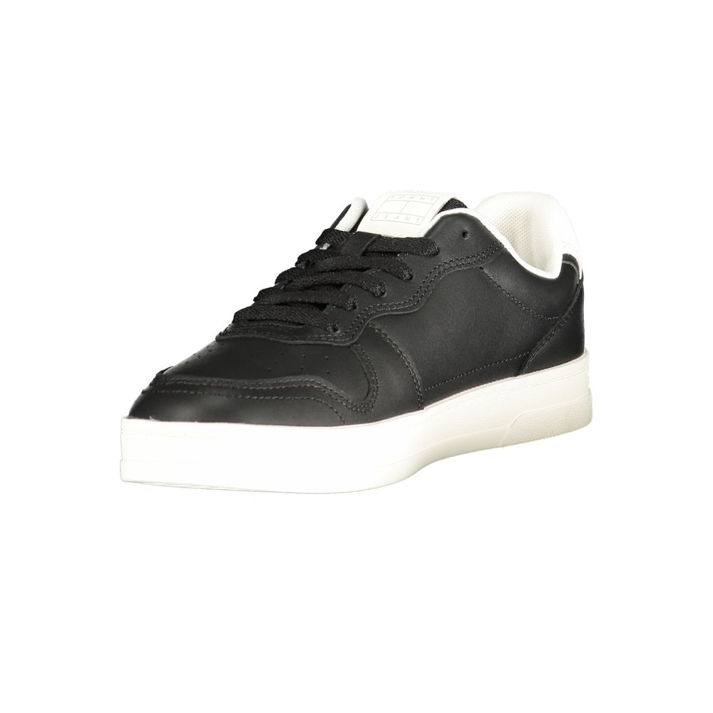 Tommy Hilfiger Black Polyurethane Women Sneaker - Image 3