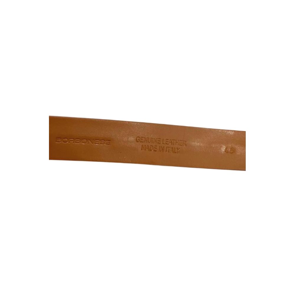Borbonese Brown Genuine Leather Women Belt - Image 6