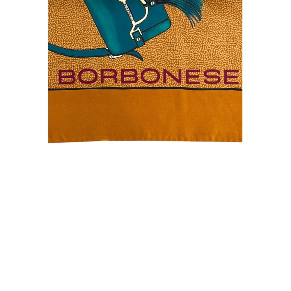 Borbonese Arancione Silk Women Scarf - Image 5