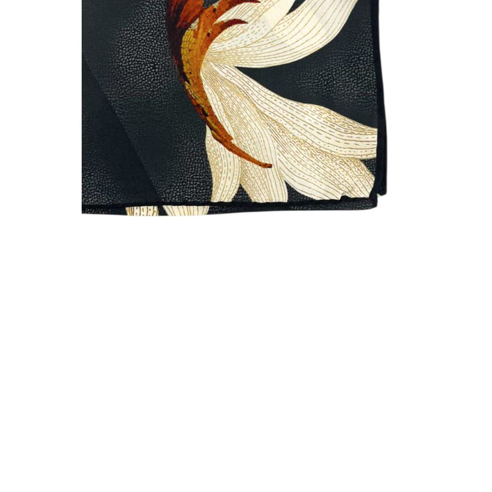 Borbonese Beige Silk Women Scarf - Image 3