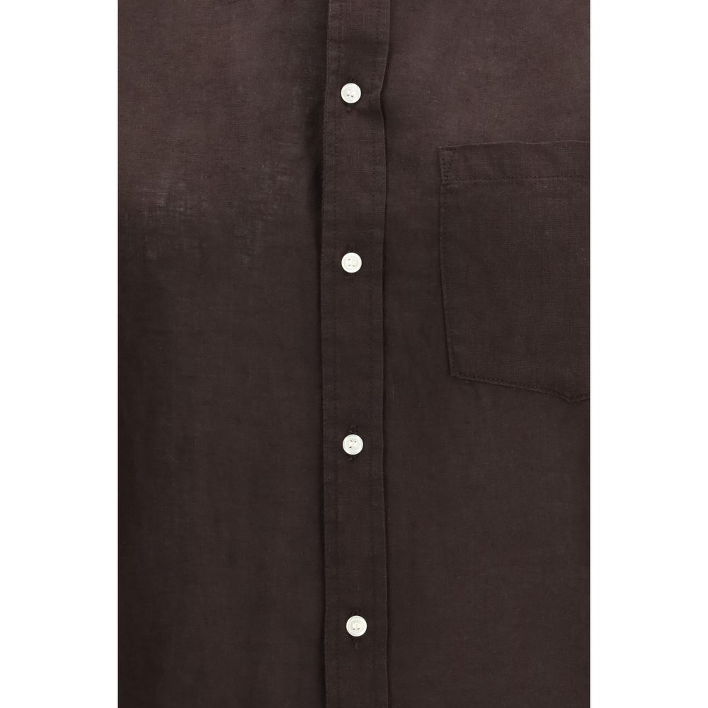 Citizens of Humanity Brown Linen Blouse - Image 3