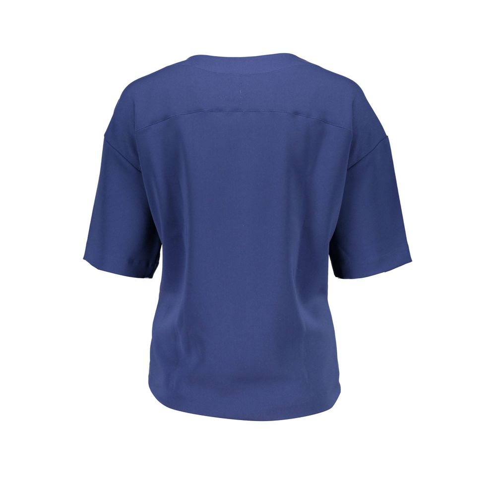 Gant Blue Cotton Women T-Shirt - Image 2