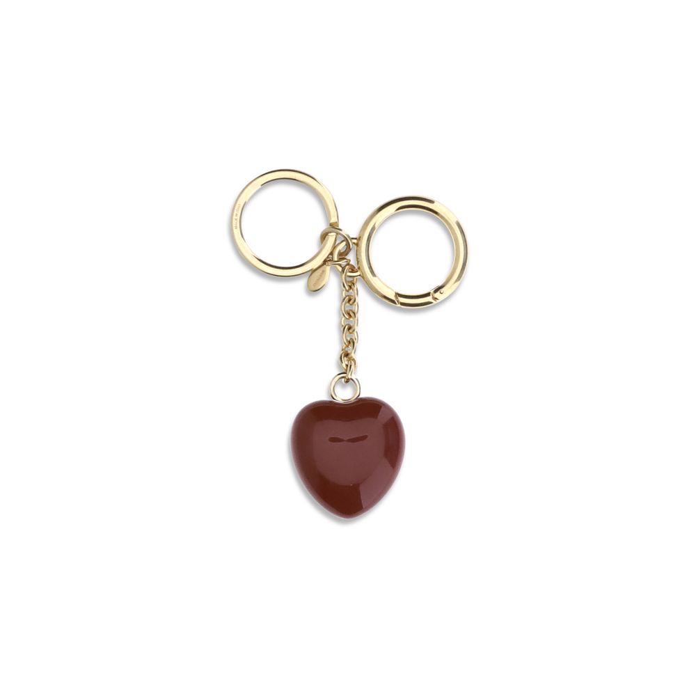 Valentino Garavani Bordeaux Metal Keychain - Image 2