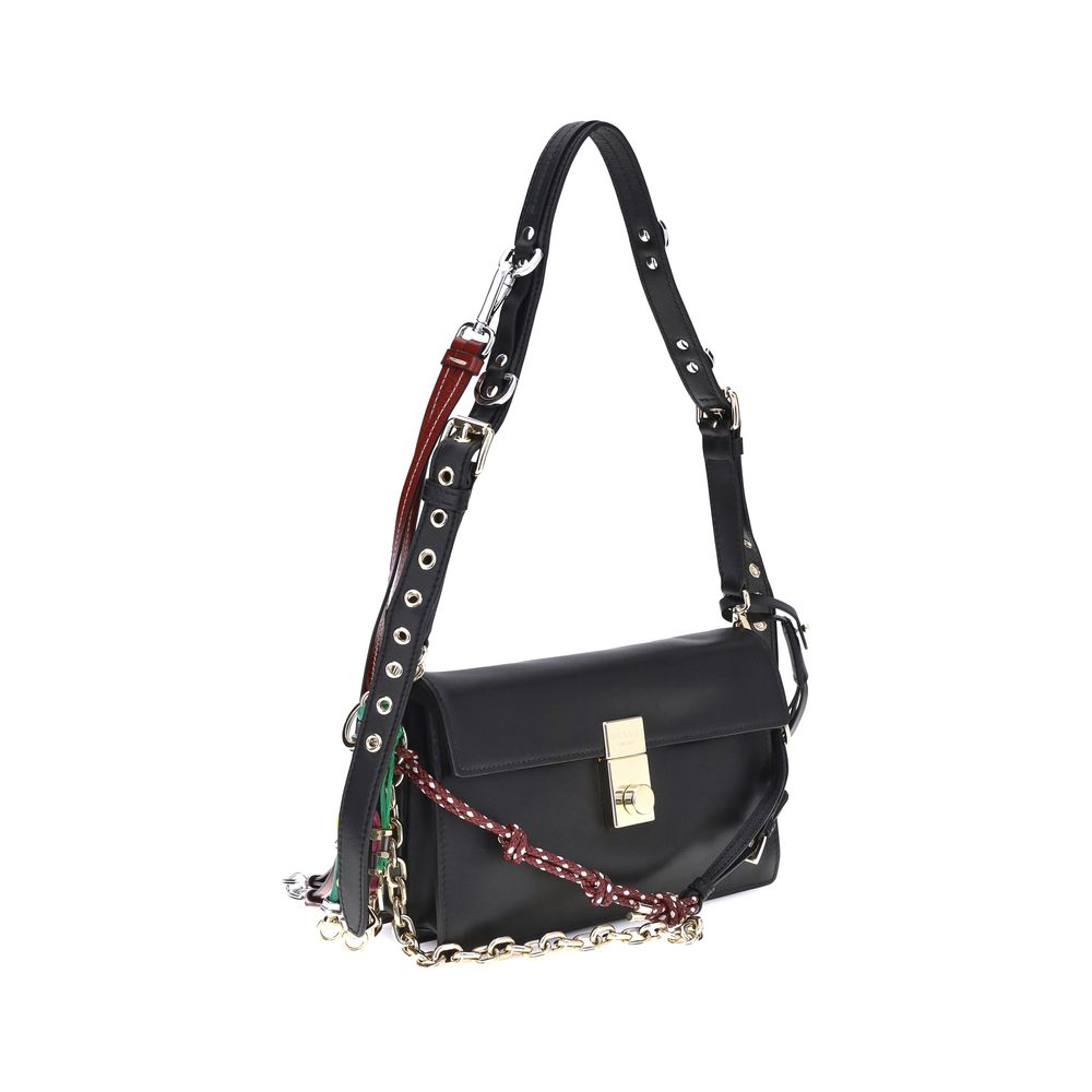 Prada Black Calf Leather Bos Taurus Shoulder Bag - Image 2