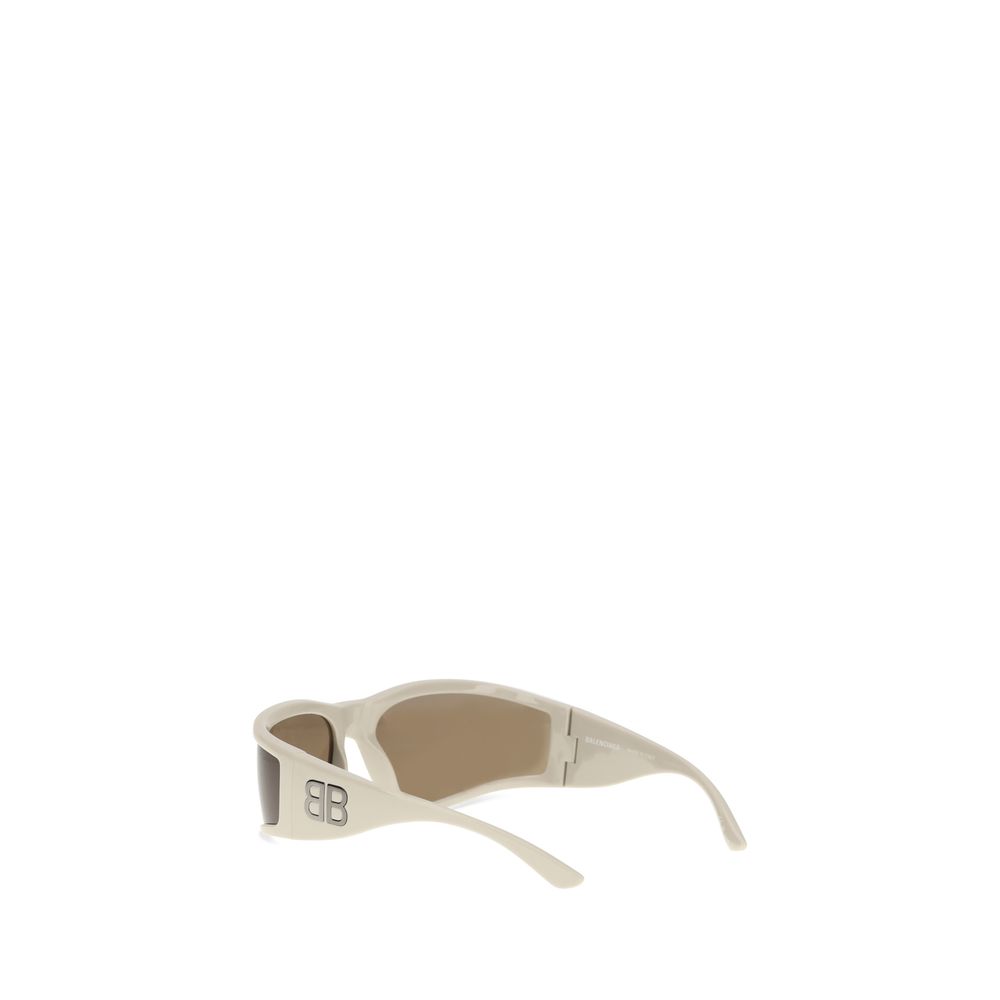 Balenciaga Cream Polyamide Sunglasses - Image 3