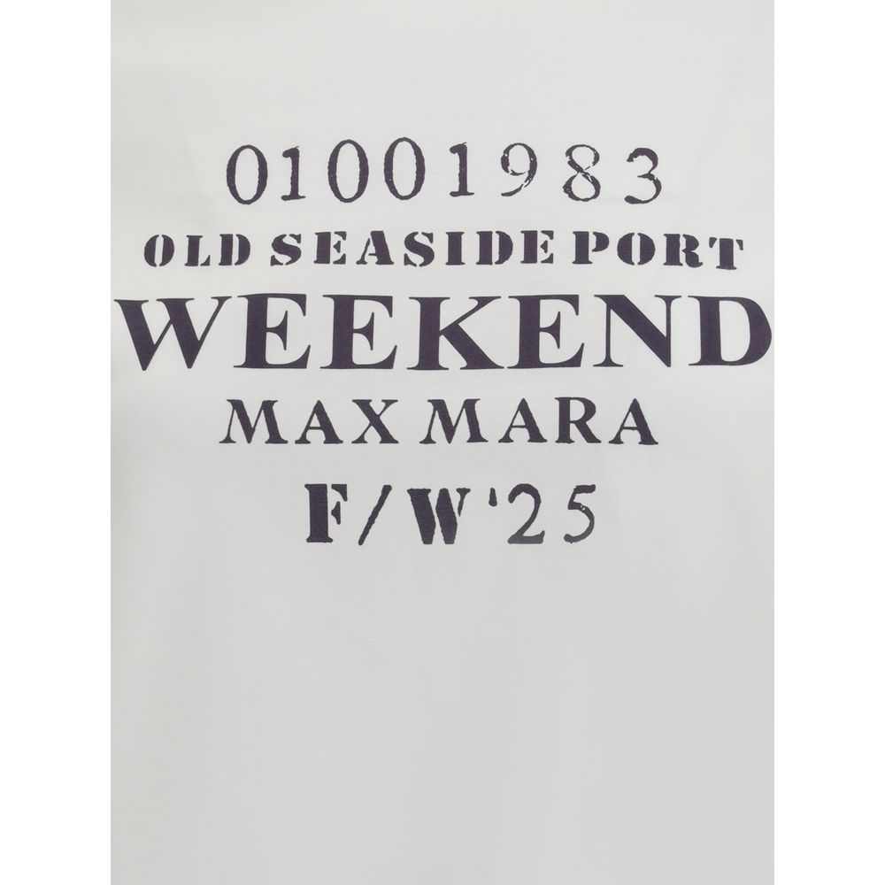 Max Mara White Cotton T-Shirt - Image 3