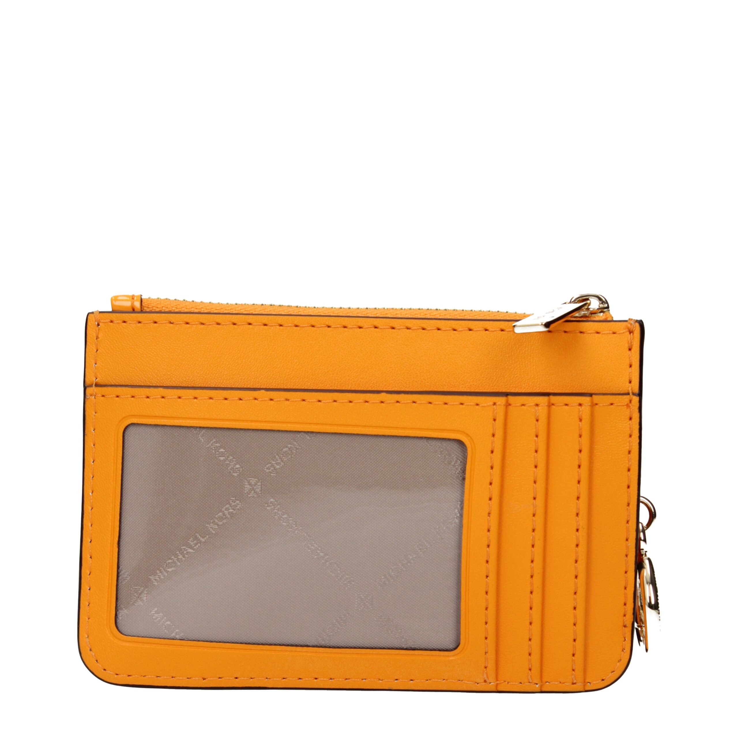 Michael Kors Orange Leather Wallet - Image 2
