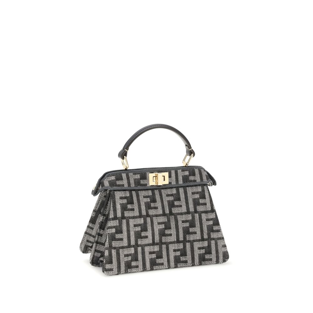 Fendi Blue Fabric Handbag - Image 3