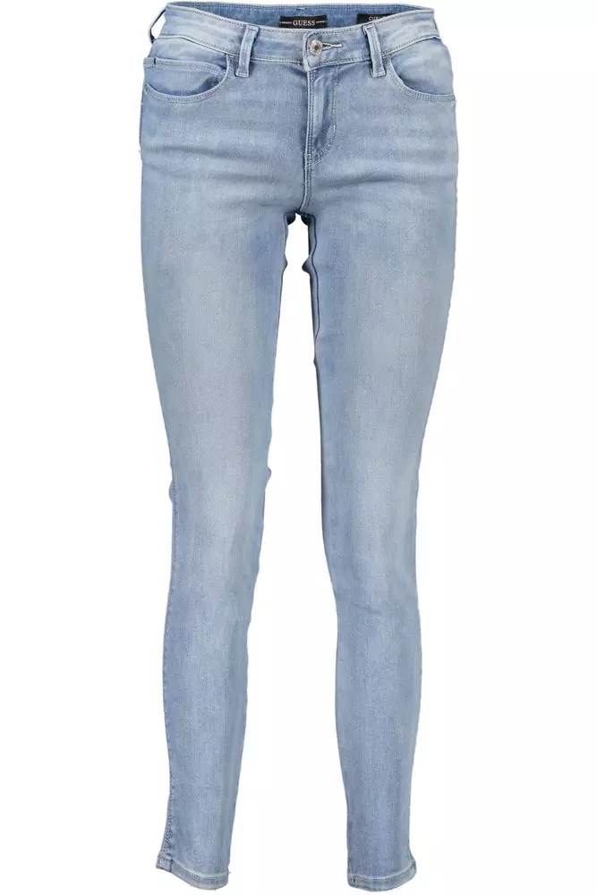 Guess Jeans Azzurro Cotton Women Jeans