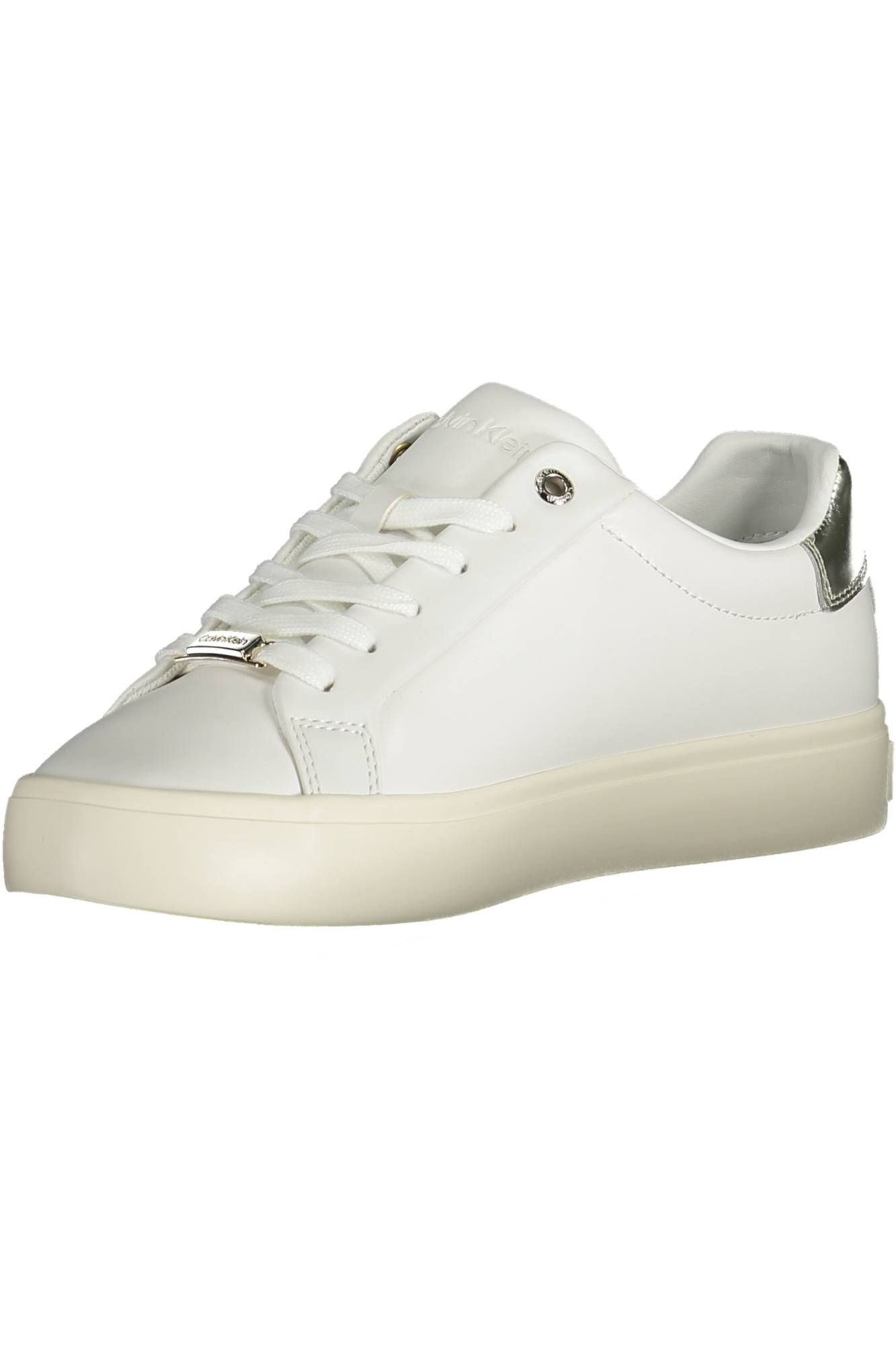 Calvin Klein Bianco Pelle Women Sneaker - Image 3