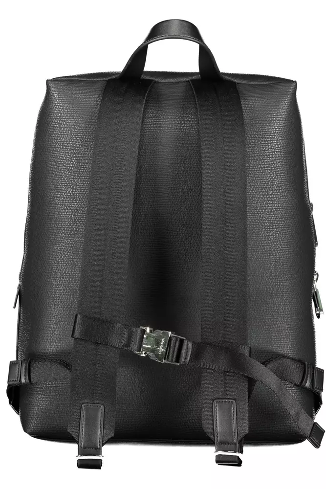 Calvin Klein Nero Polyester Men Backpack - Image 2