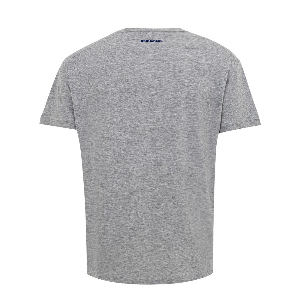Dsquared² Gray Cotton T-Shirt - Image 2