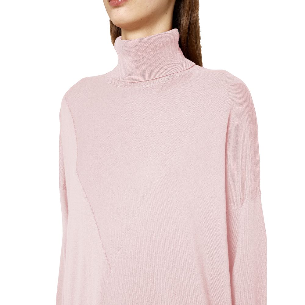 Alpha Studio Pink Silk Sweater - Image 3