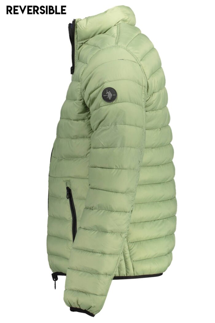 U.S. POLO ASSN. Green Nylon Men Jacket - Image 3