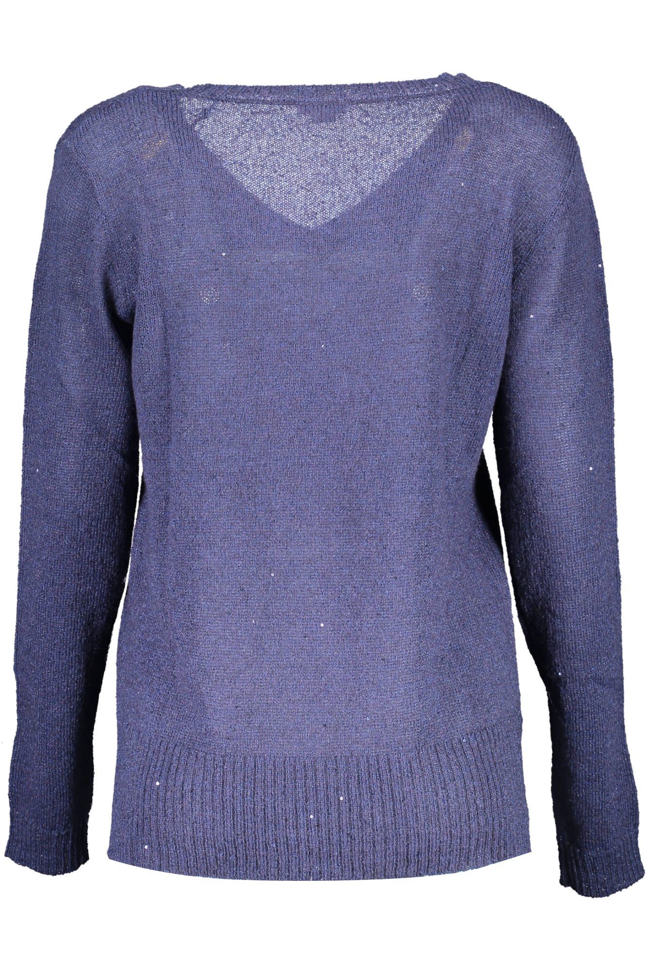 U.S. POLO ASSN. Blue Acrylic Women Sweater - Image 2