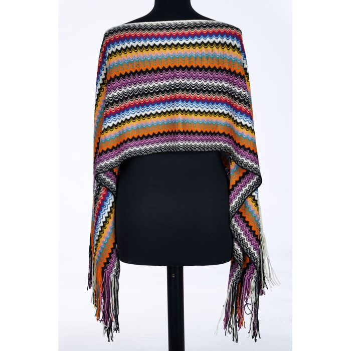 Missoni Multicolor Wool Women Poncho - Image 2