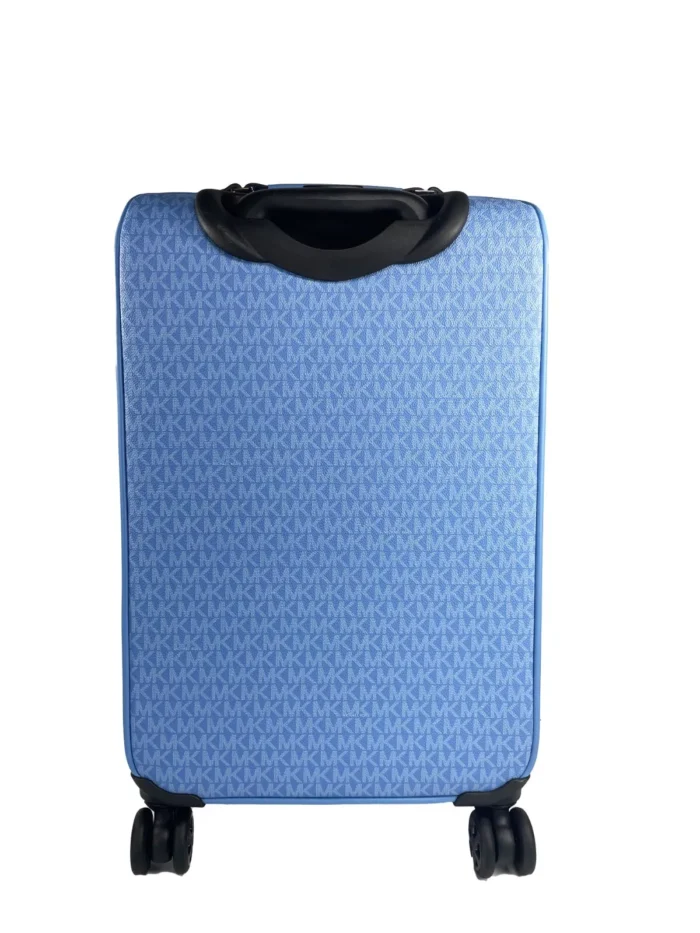 Michael Kors Travel Small Pacific Blue Signature Trolley Rolling Suitcase Carry On - Image 2