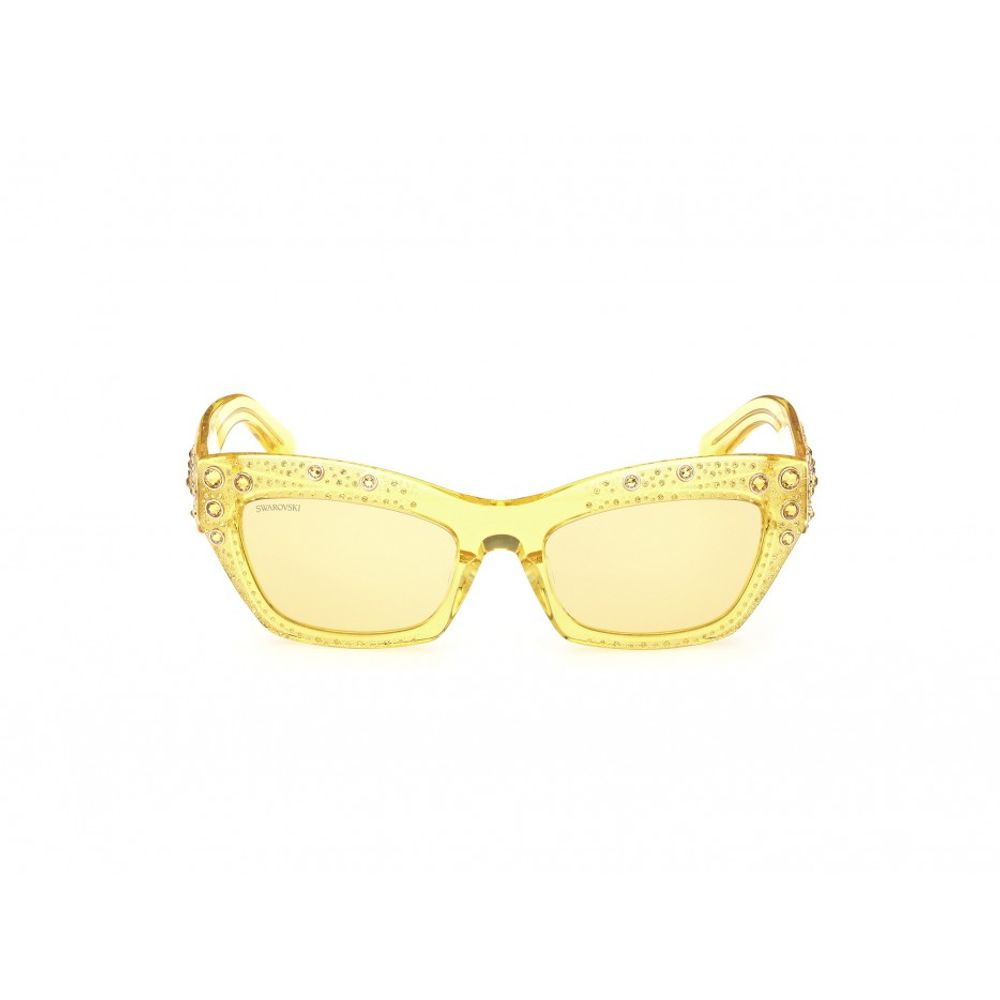 Swarovski Yellow Plastic Sunglasses - Image 2