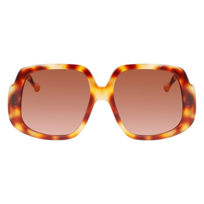Longchamp Brown Haircalf Sunglasses - Image 2