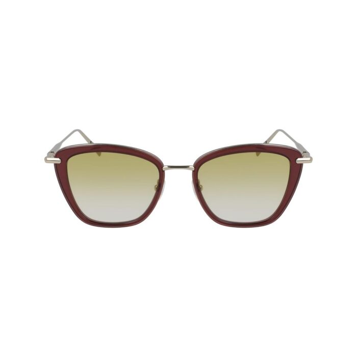 Longchamp Red Metal Sunglasses