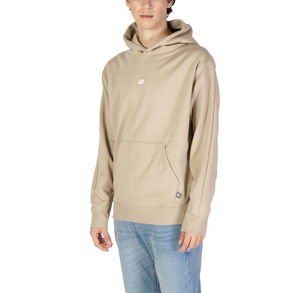 New Balance Beige Recycled Polyester Hoodie - Image 3
