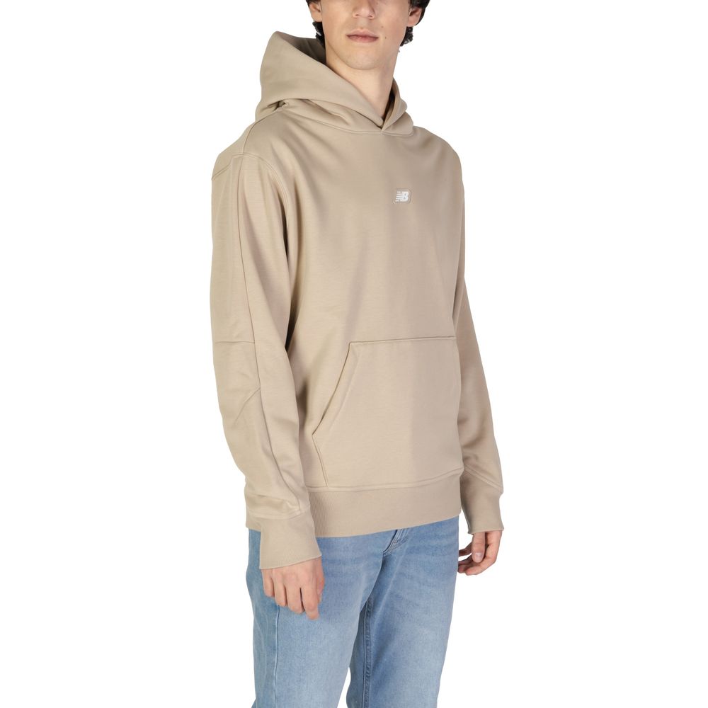 New Balance Beige Recycled Polyester Hoodie - Image 4