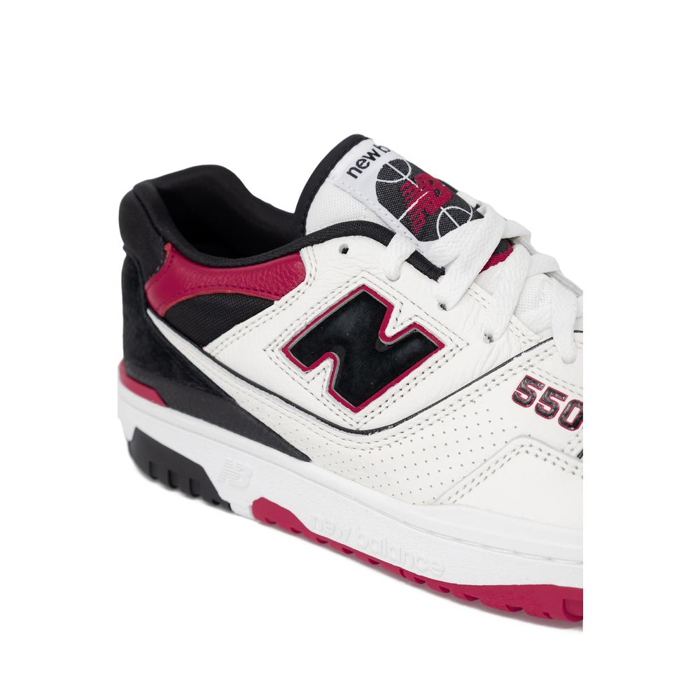 New Balance Red Leather Athletic Sneakers - Image 3