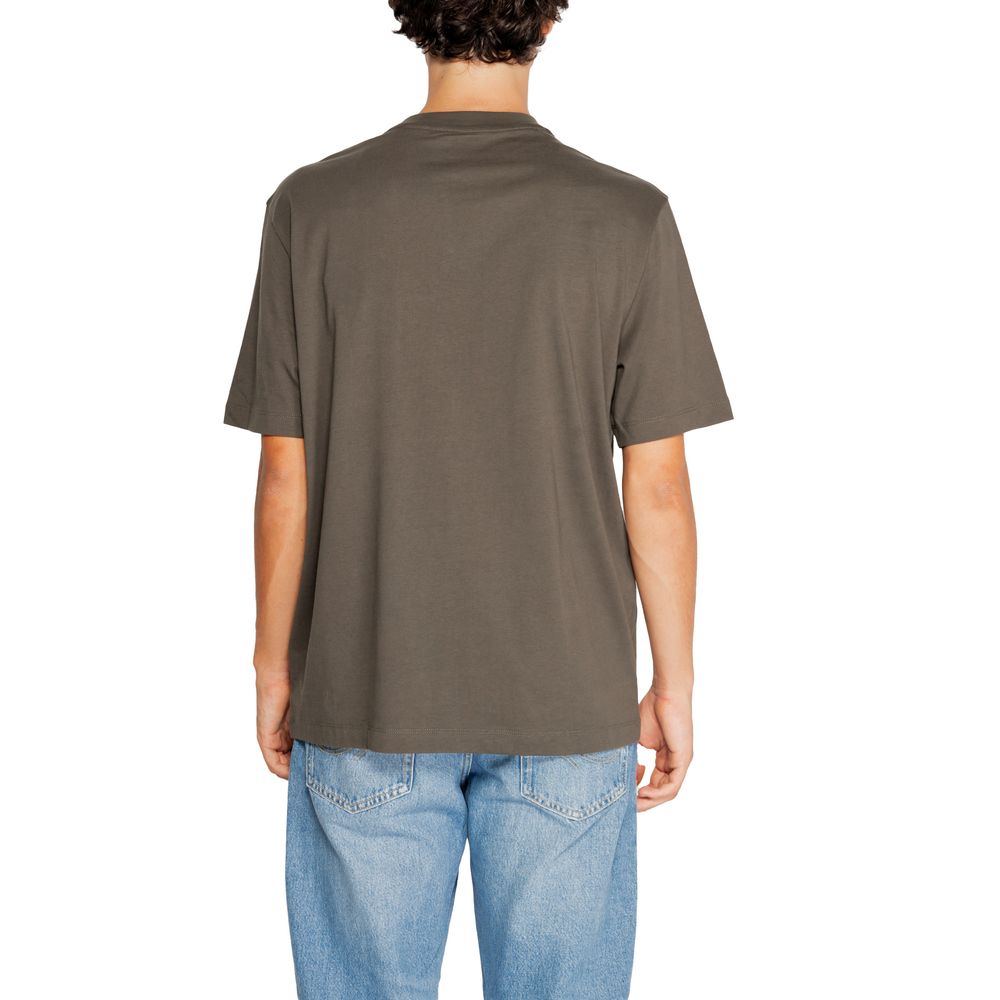 Armani Exchange Green Cotton T-Shirt - Image 2