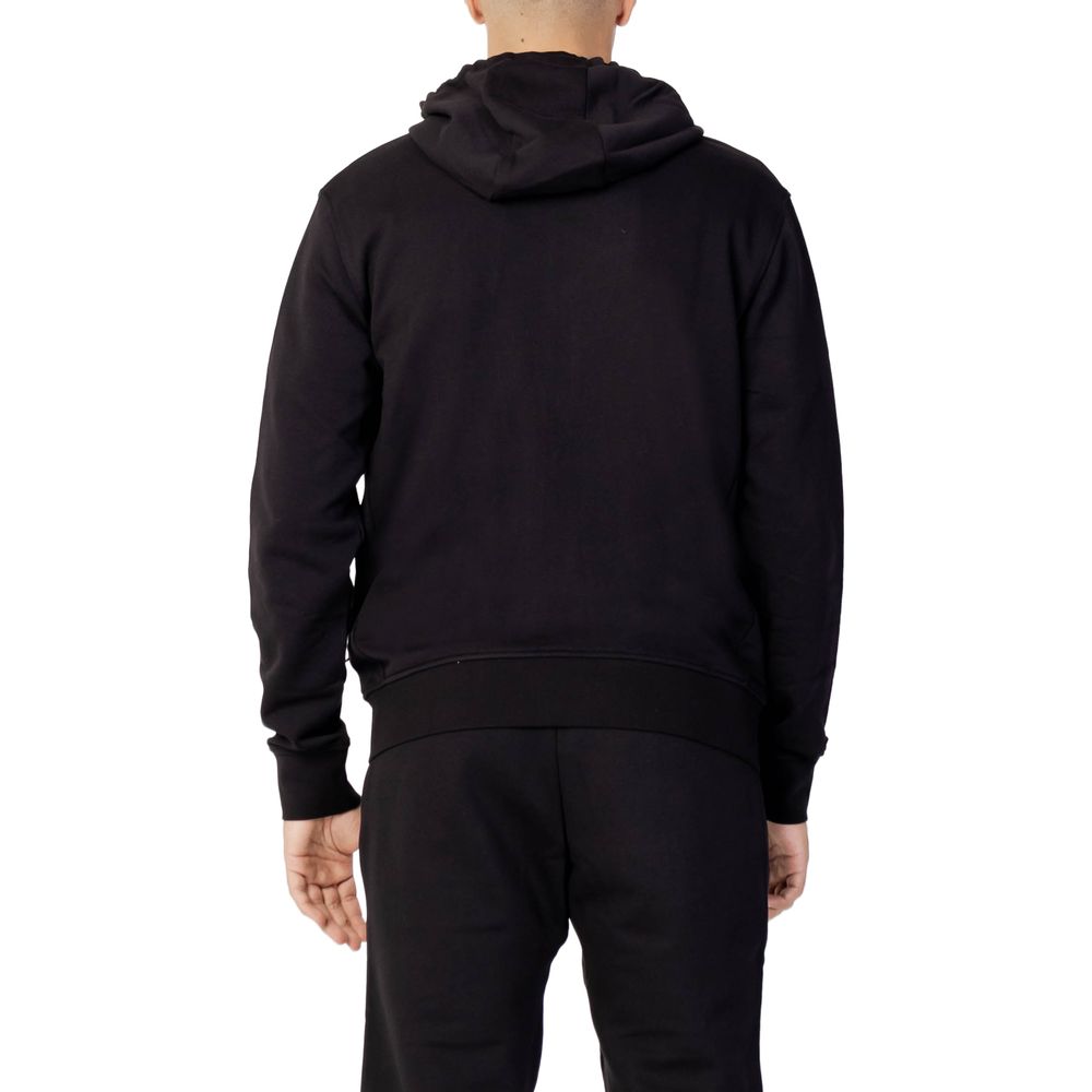 Armani Exchange Black Cotton Hoodie - Image 2