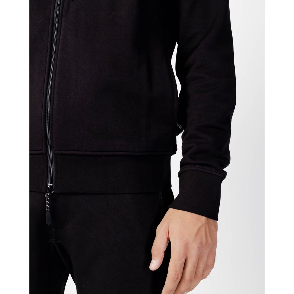 Armani Exchange Black Cotton Hoodie - Image 4