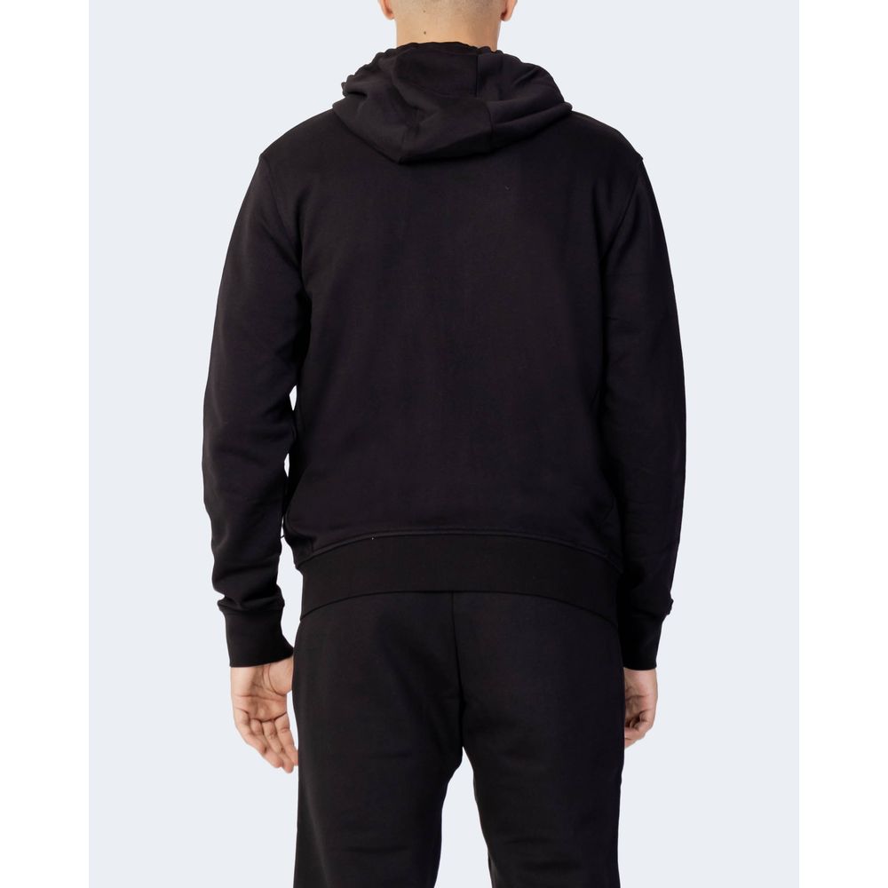 Armani Exchange Black Cotton Hoodie - Image 5