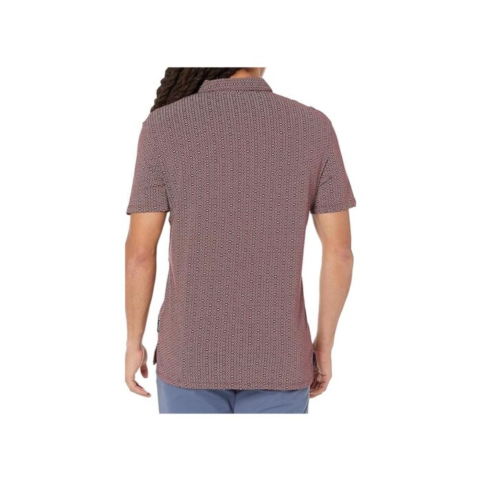 Armani Exchange Bordeaux Cotton Polo Shirt - Image 2