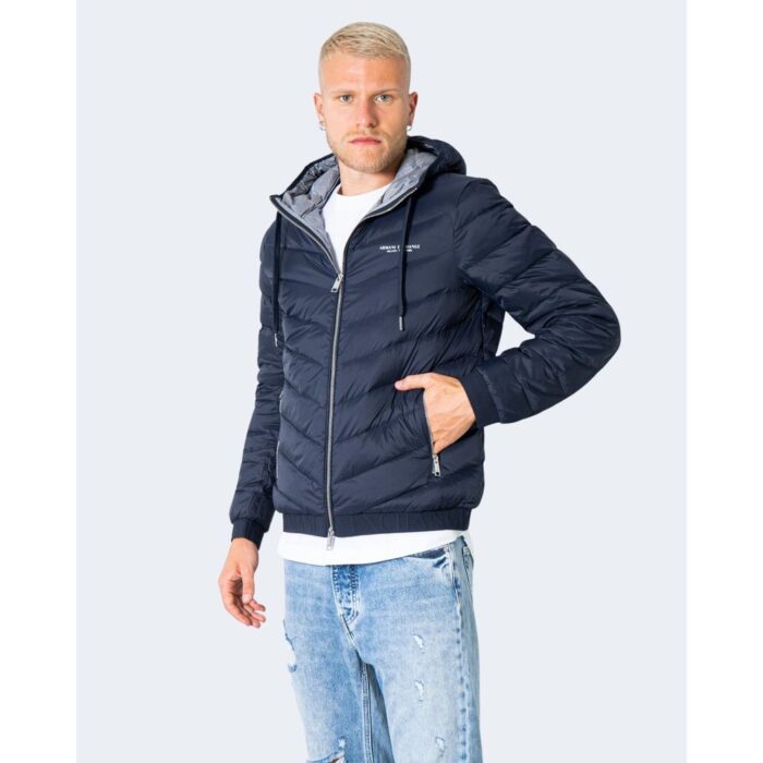 Armani Exchange Blue Polyester Jacket - Image 3