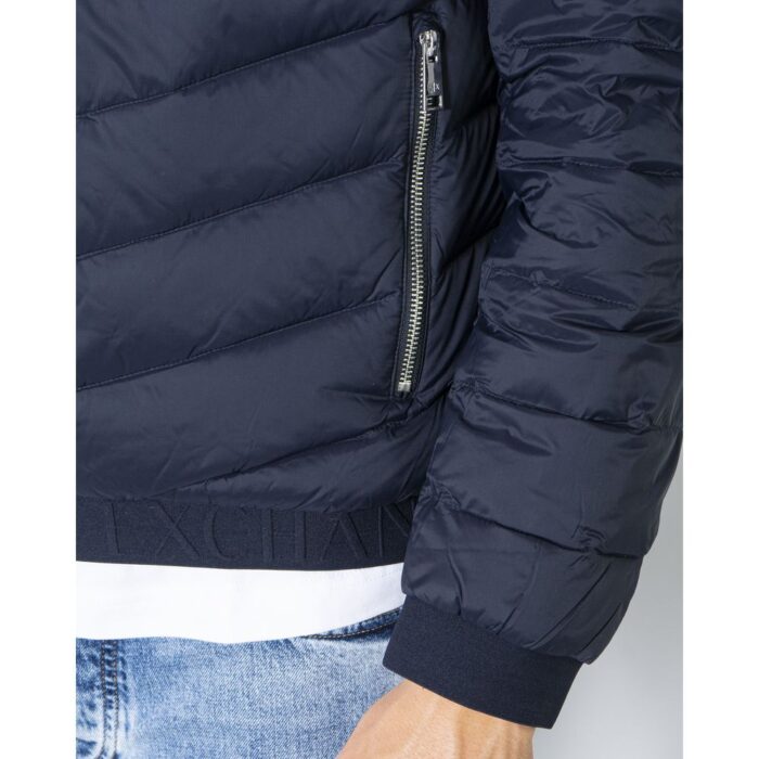 Armani Exchange Blue Polyester Jacket - Image 5