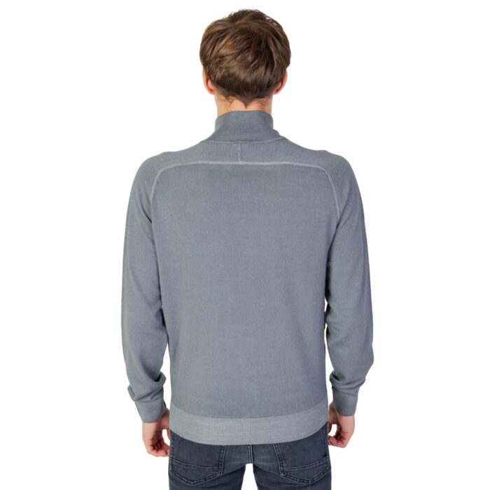 Hugo Boss Gray Wool Cardigan - Image 2