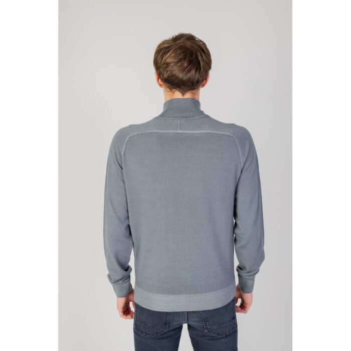 Hugo Boss Gray Wool Cardigan - Image 3