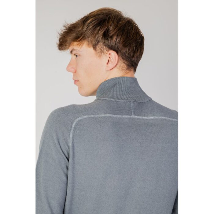 Hugo Boss Gray Wool Cardigan - Image 4