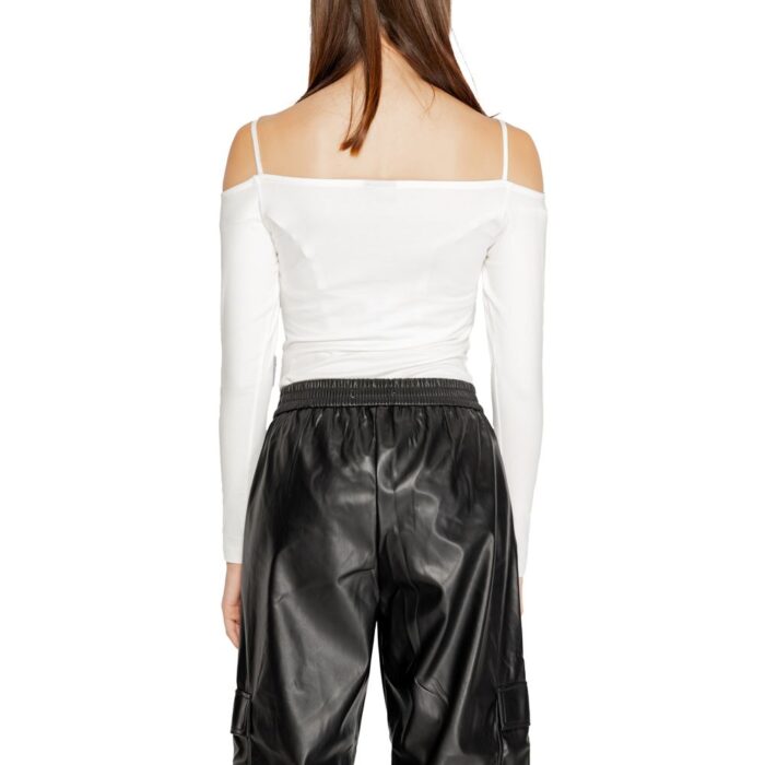 Icon White Cotton Tops & T-Shirt - Image 3