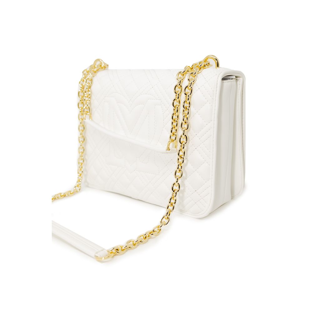 Love Moschino White Polyethylene Handbag - Image 2