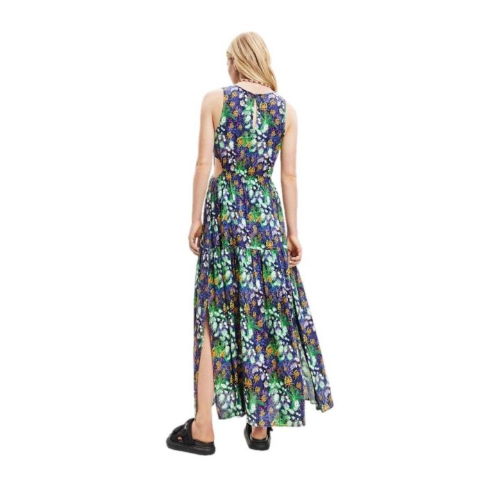Desigual Blue Viscose Dress - Image 2