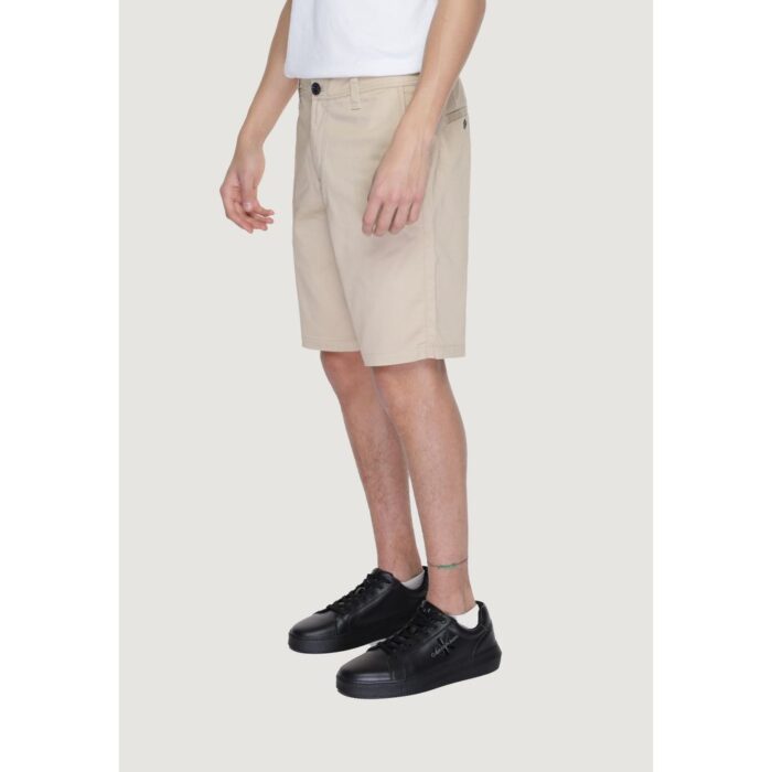 Armani Exchange Beige Cotton Bermuda - Image 3