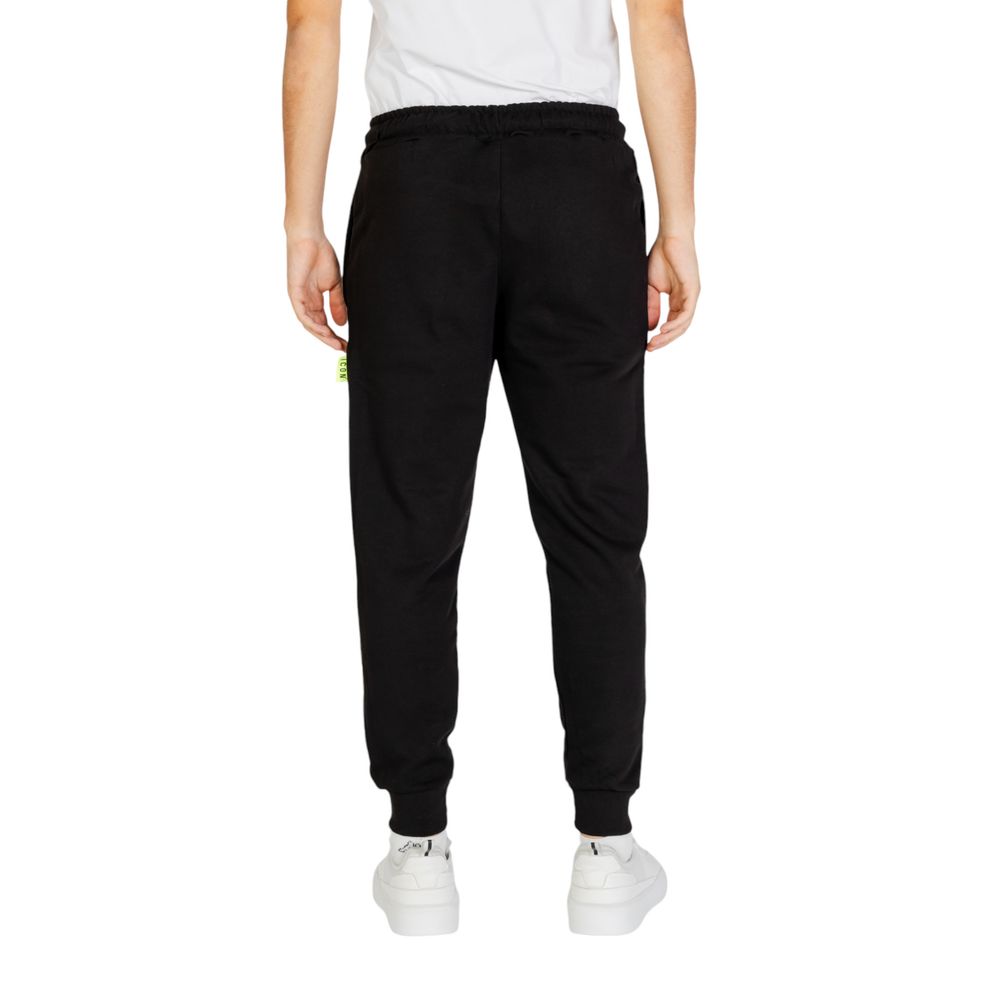 Icon Black Cotton Joggers (Workout Pants) - Image 2