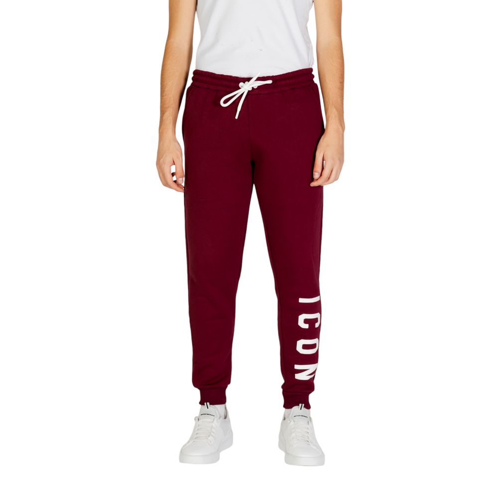 Icon Bordeaux Cotton Joggers Workout Pant - Image 3